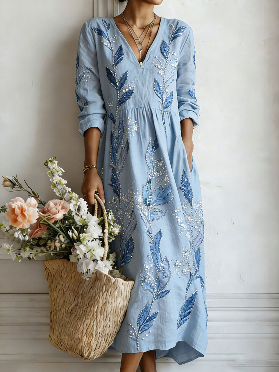 Women's Floral Art Print Dress