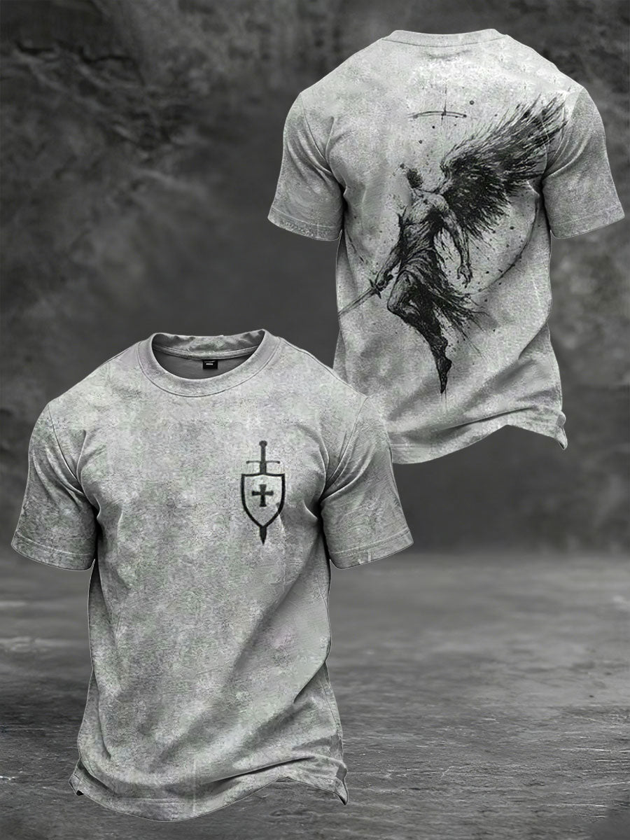 Men's Faith Print Casual T-shirt