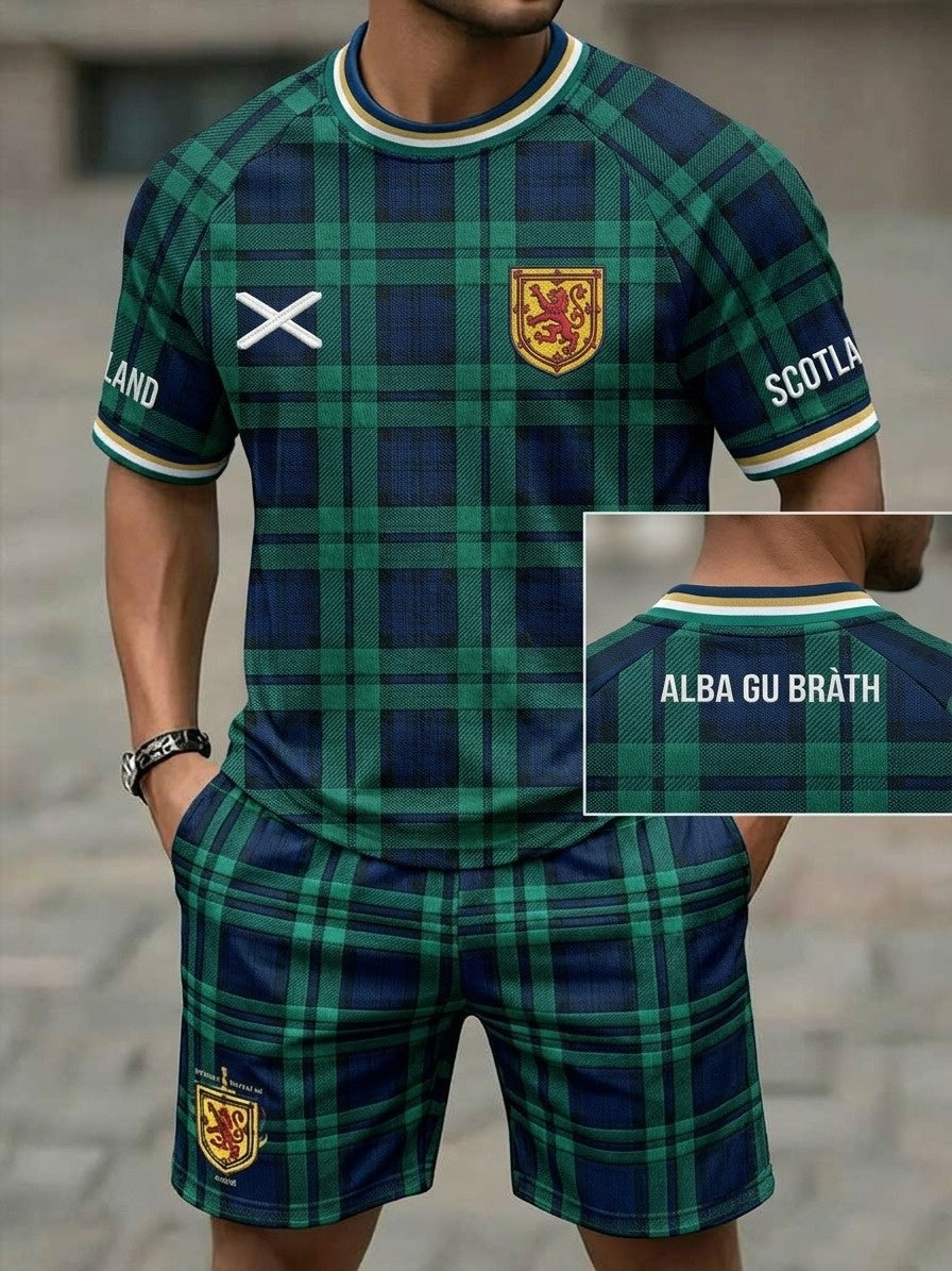 Men's UK Football Lover Scotland Printed Sets