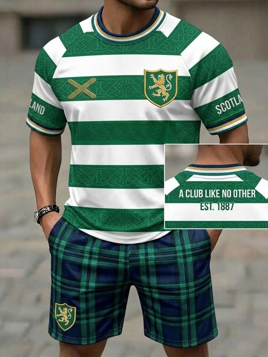 Men's UK Football Lover Scotland Printed Sets
