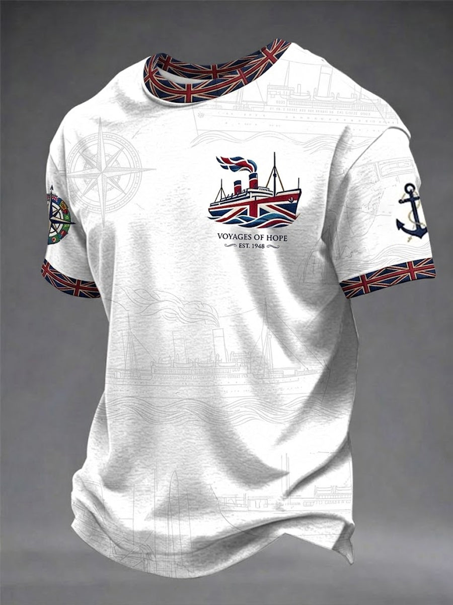 Men's Windrush Day Commemorate Printed T-shirt