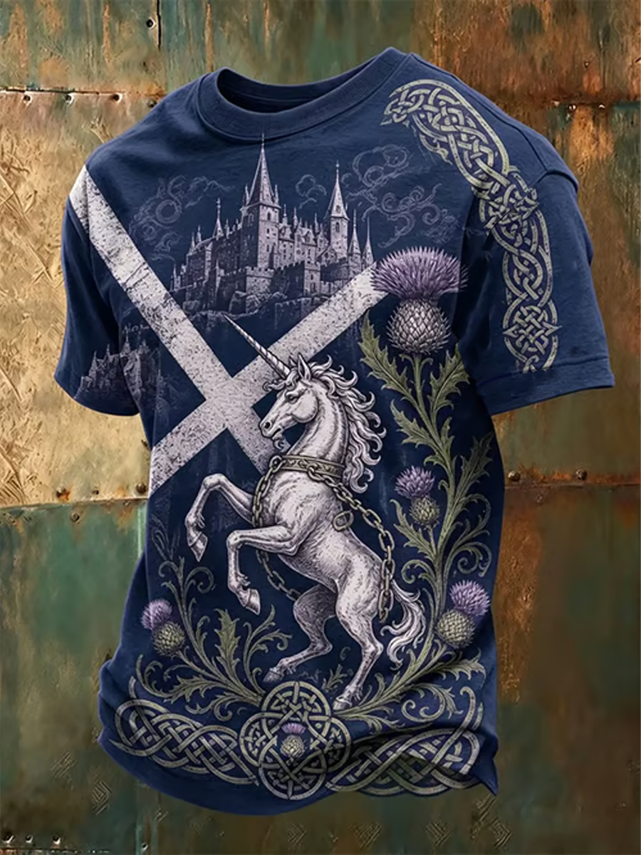Men's Scotland Printed short sleeves t-shirt