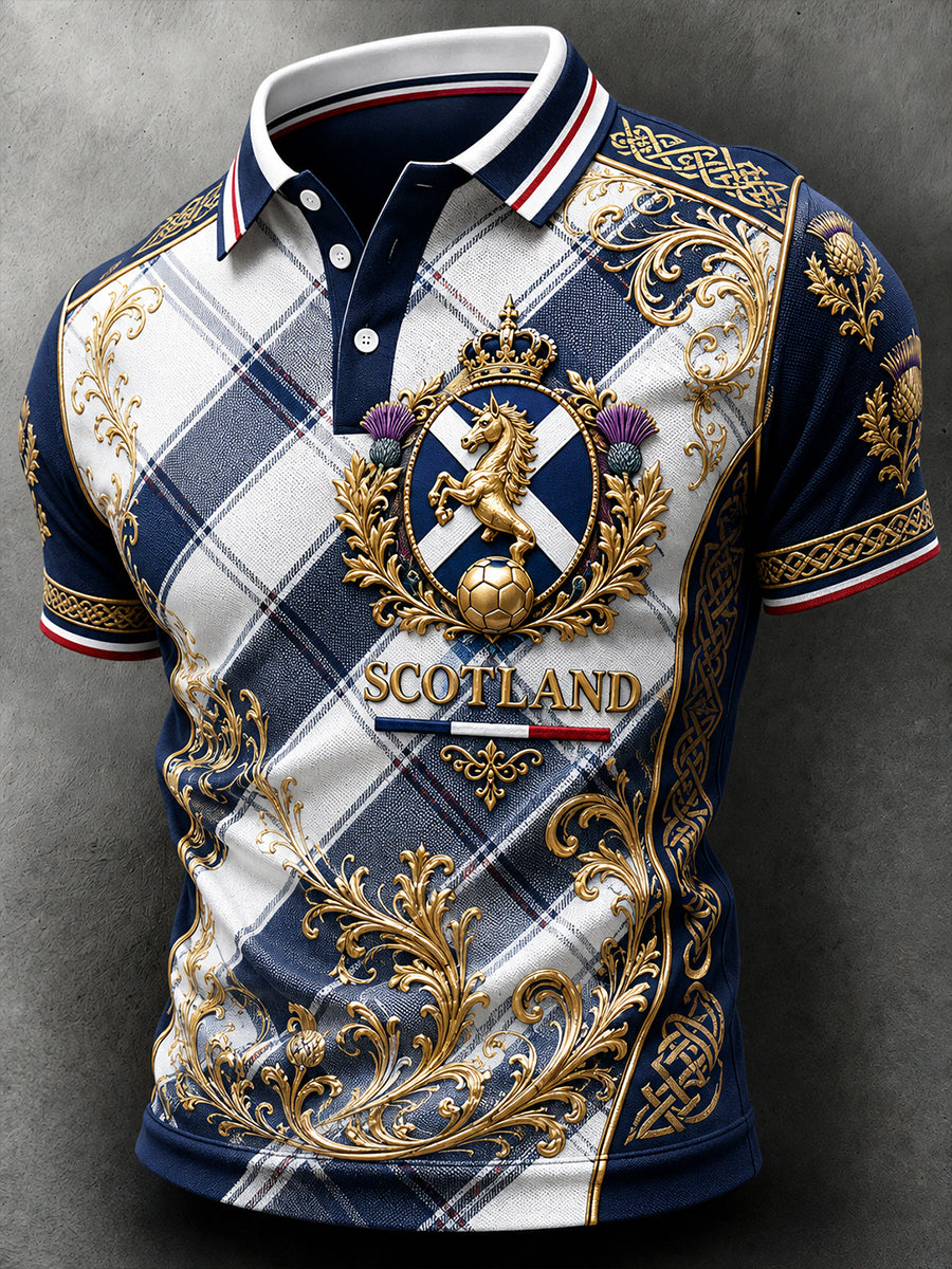 Men's Scotland Football Short Sleeves T-Shirt