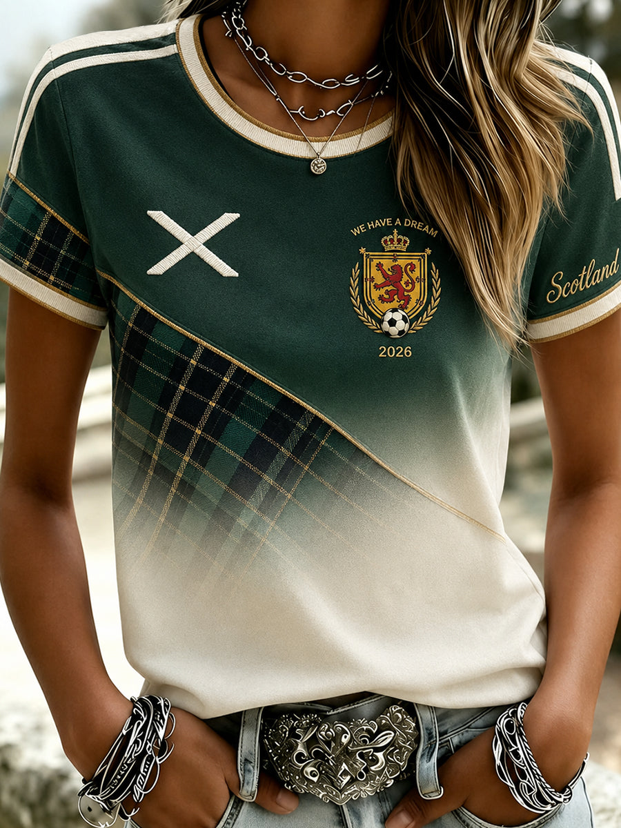 Women's Scotland Football Short-Sleeved T-Shirt