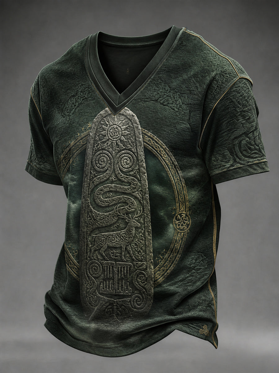 Men's Celtic V-neck T-shirt