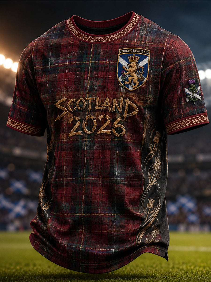 Men's Scotland Football Short Sleeves T-Shirt
