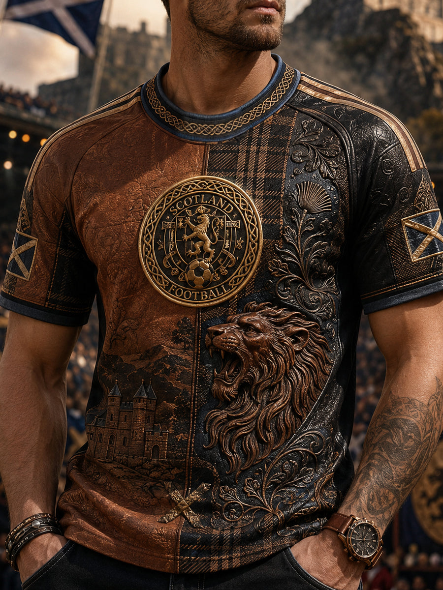 Men's Scotland Football Short Sleeve T-Shirt