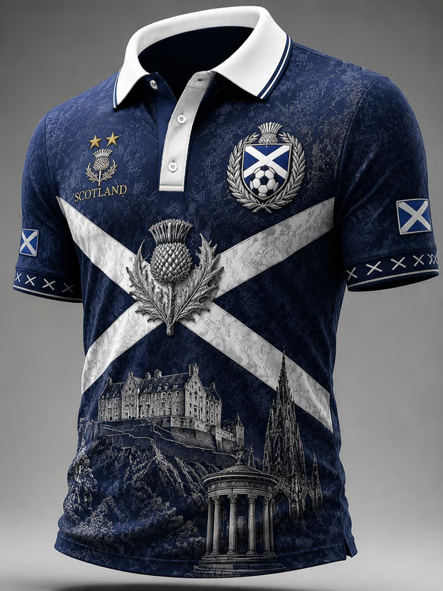 Men's Scotland Printed polo shirt