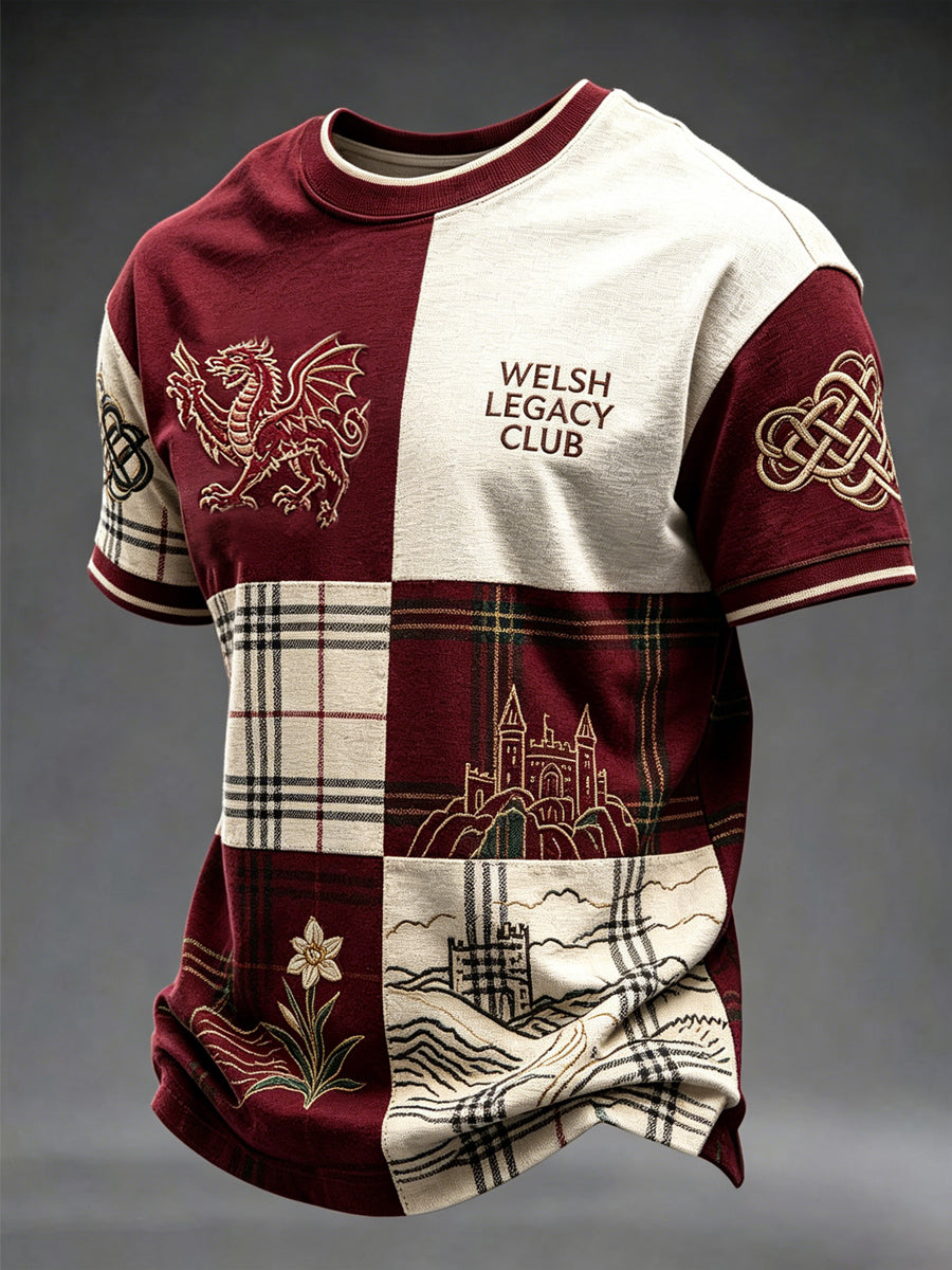 Men's Welsh Dragon Printed T-shirt