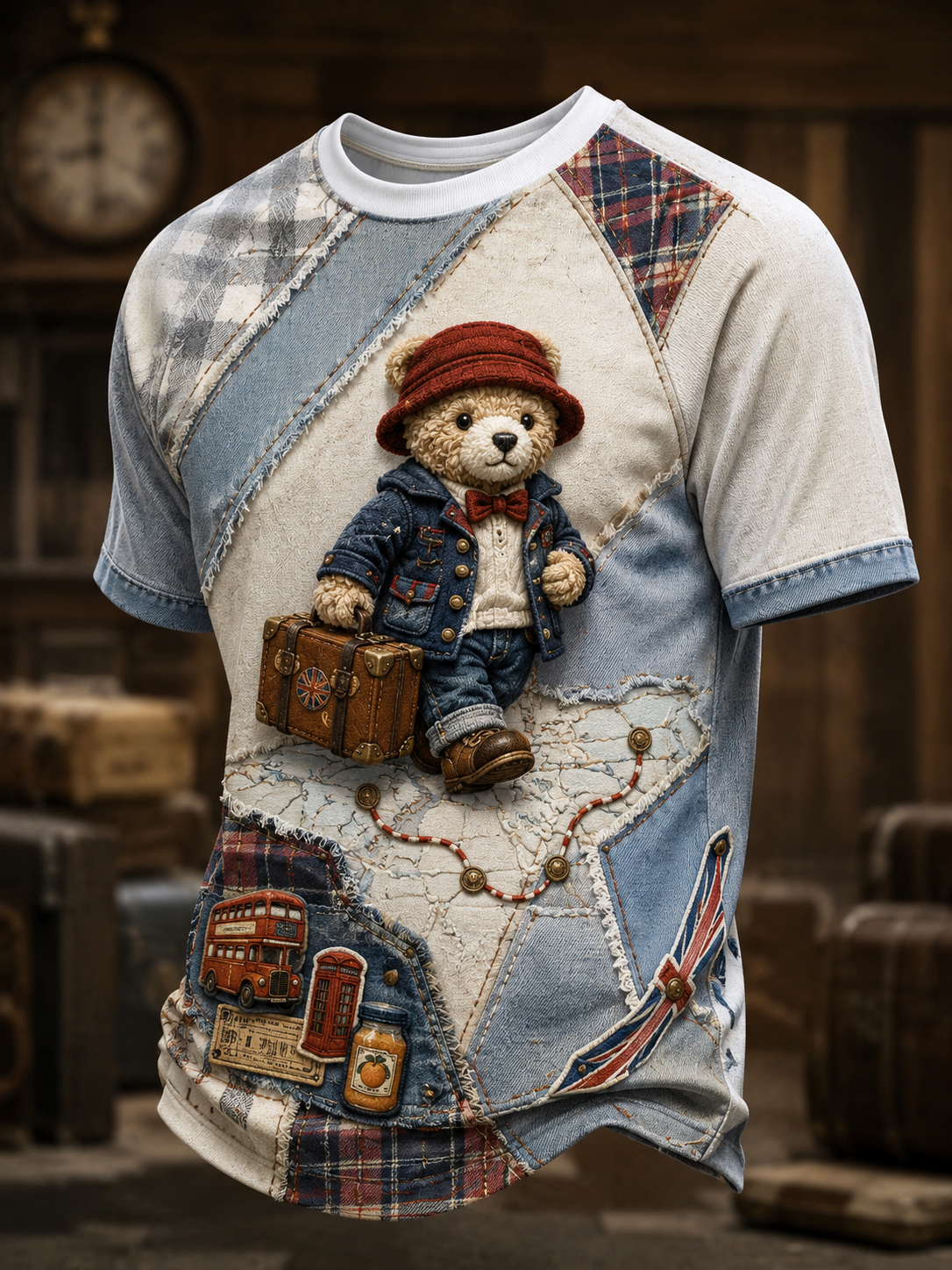 Men's Paddington Bear Short Sleeves T-Shirt