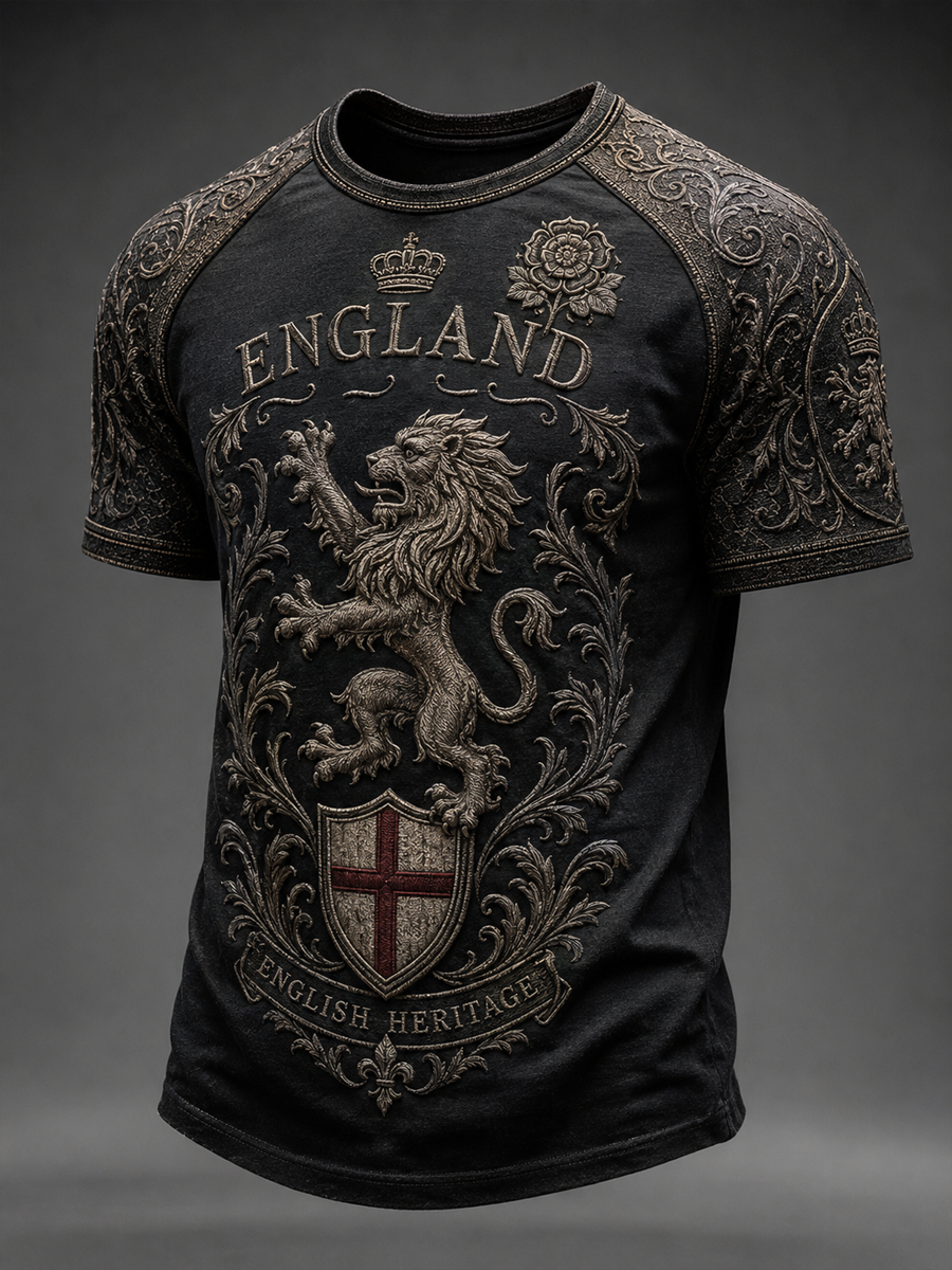 Men's England Printed short sleeve t-shirt