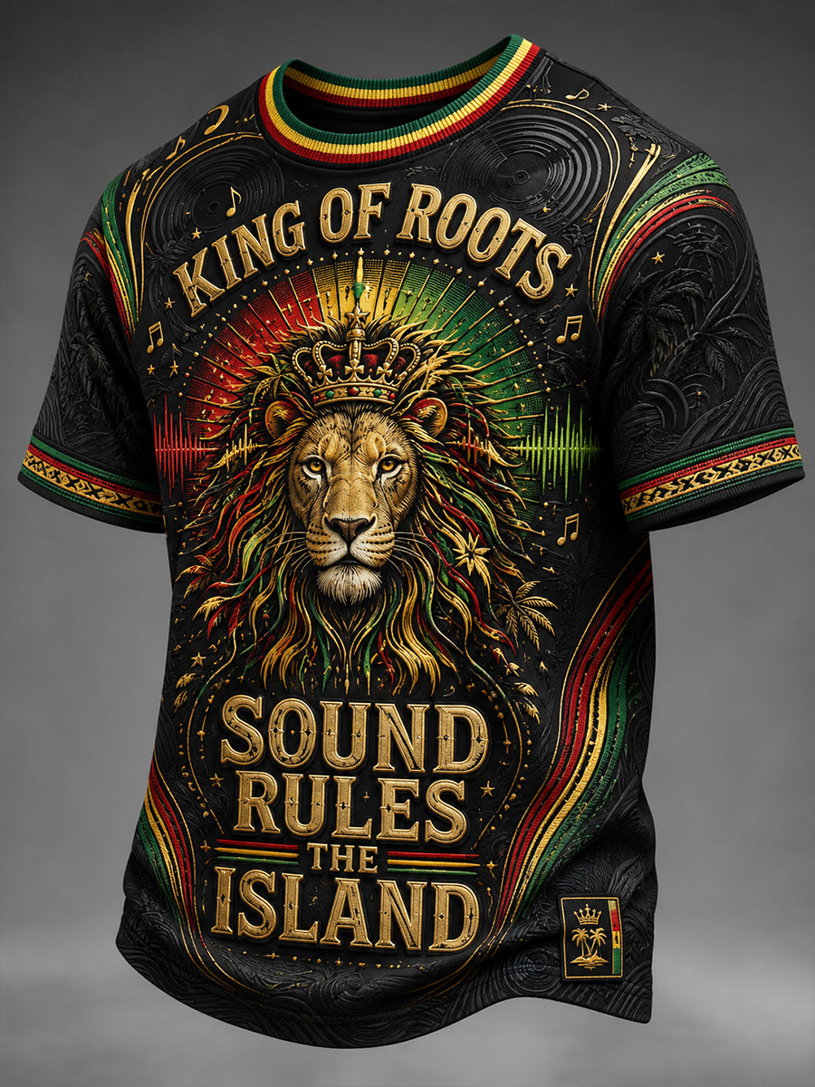 Men's Reggae Short Sleeves T-Shirt