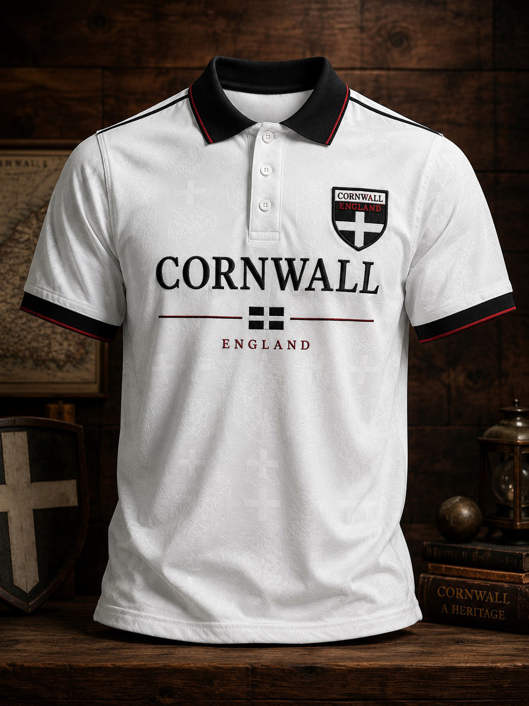 Men's Cornwall United Kingdom Printed Shirt