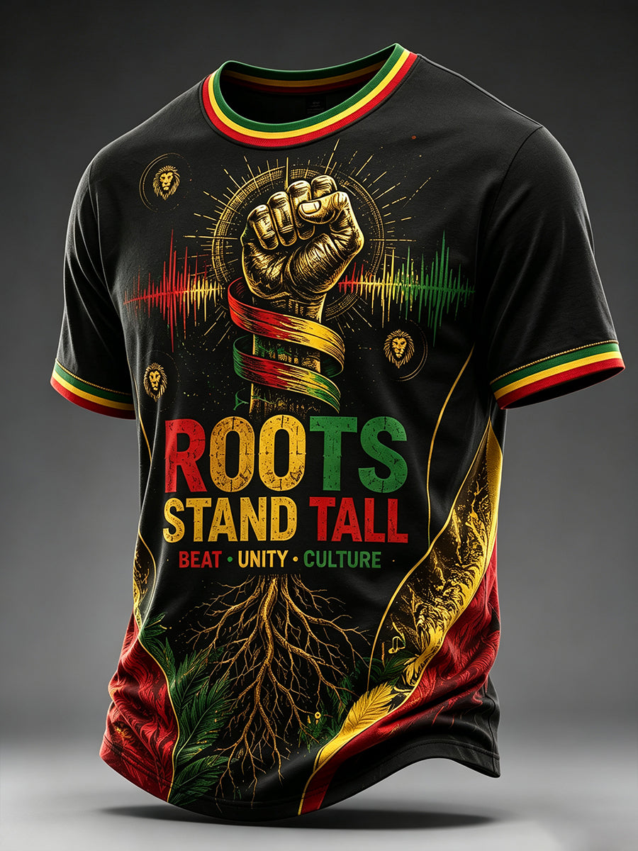Men's Reggae Short Sleeves T-Shirt