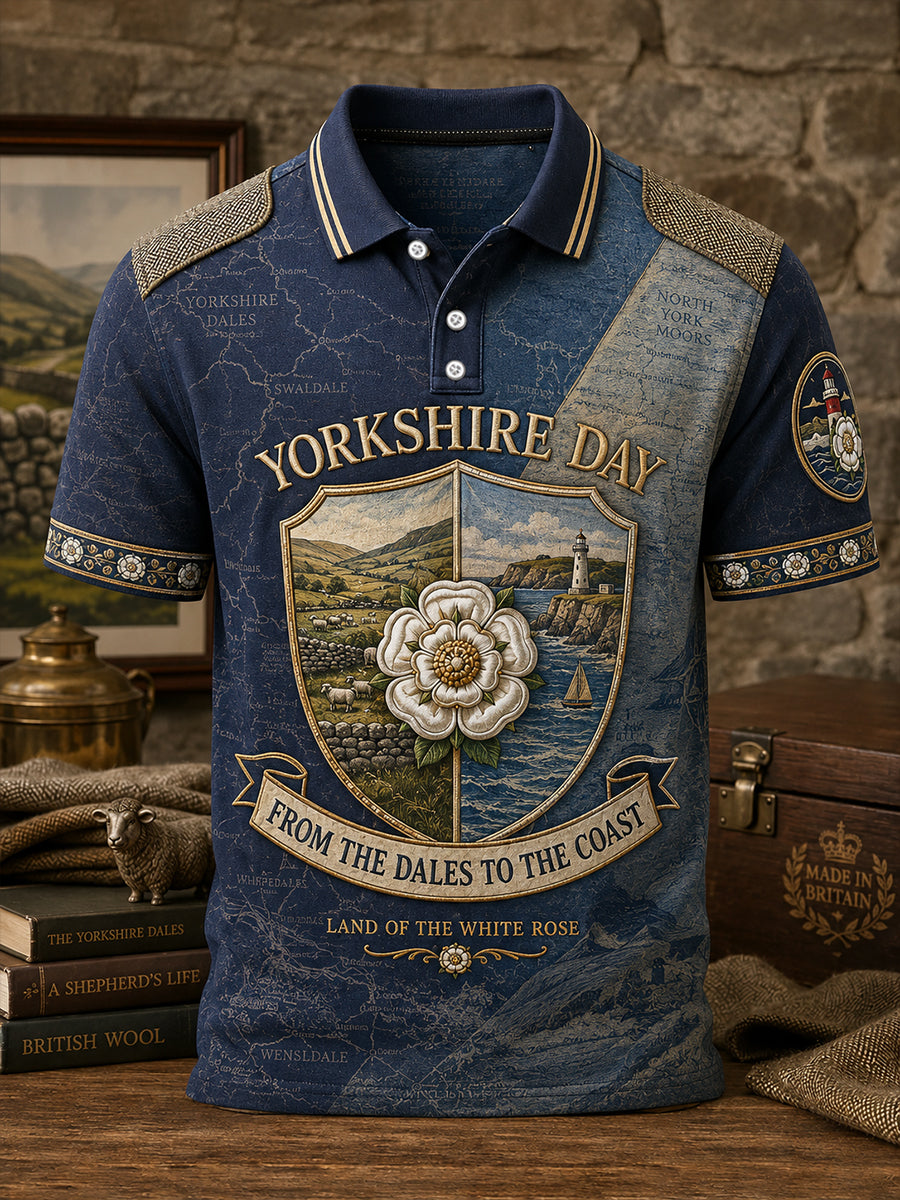 Men's England Yorkshire Day Short Sleeves T-Shirt