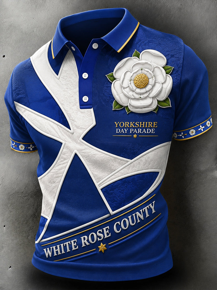 Men's Yorkshire Day England Short Sleeves T-Shirt