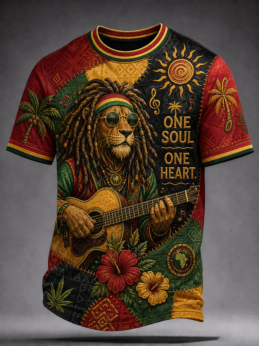 Men's Reggae Short Sleeves T-Shirt