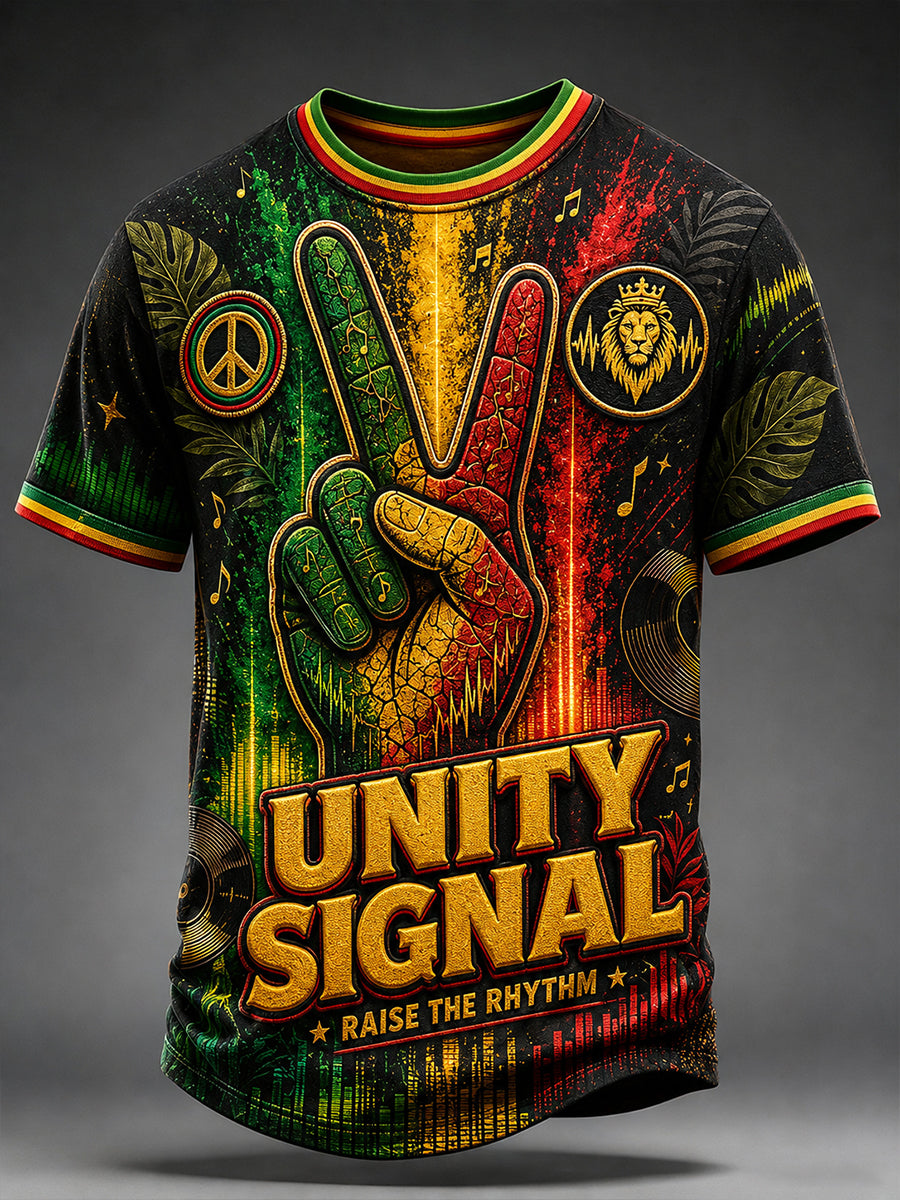 Men's Reggae Short Sleeves T-Shirt