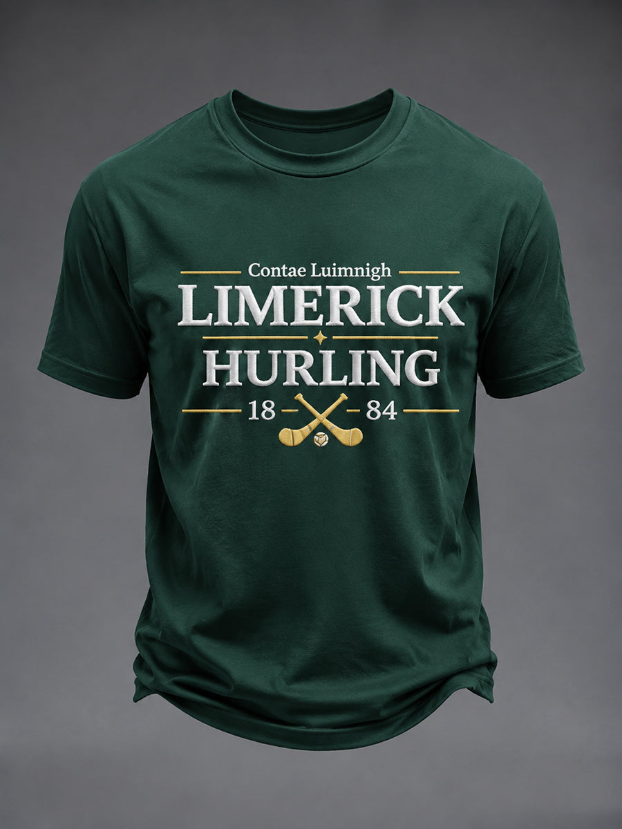 Men's Limerick Hurling Print T-shirt