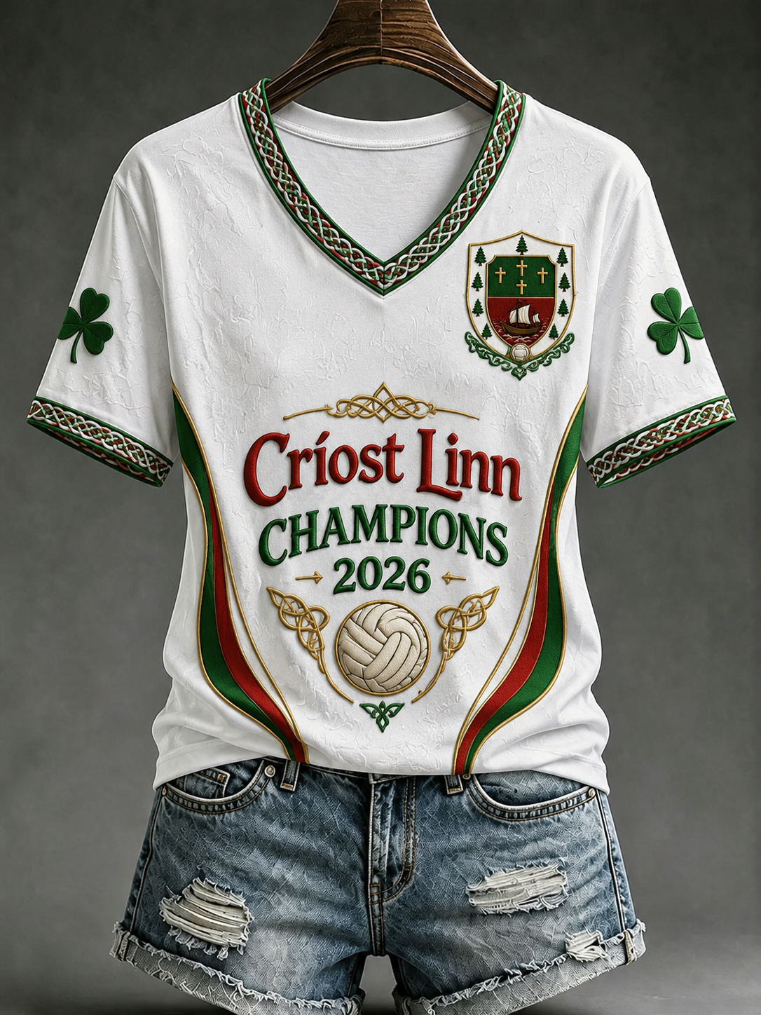 Women's Mayo Gaelic Football Short-sleeved T-shirt