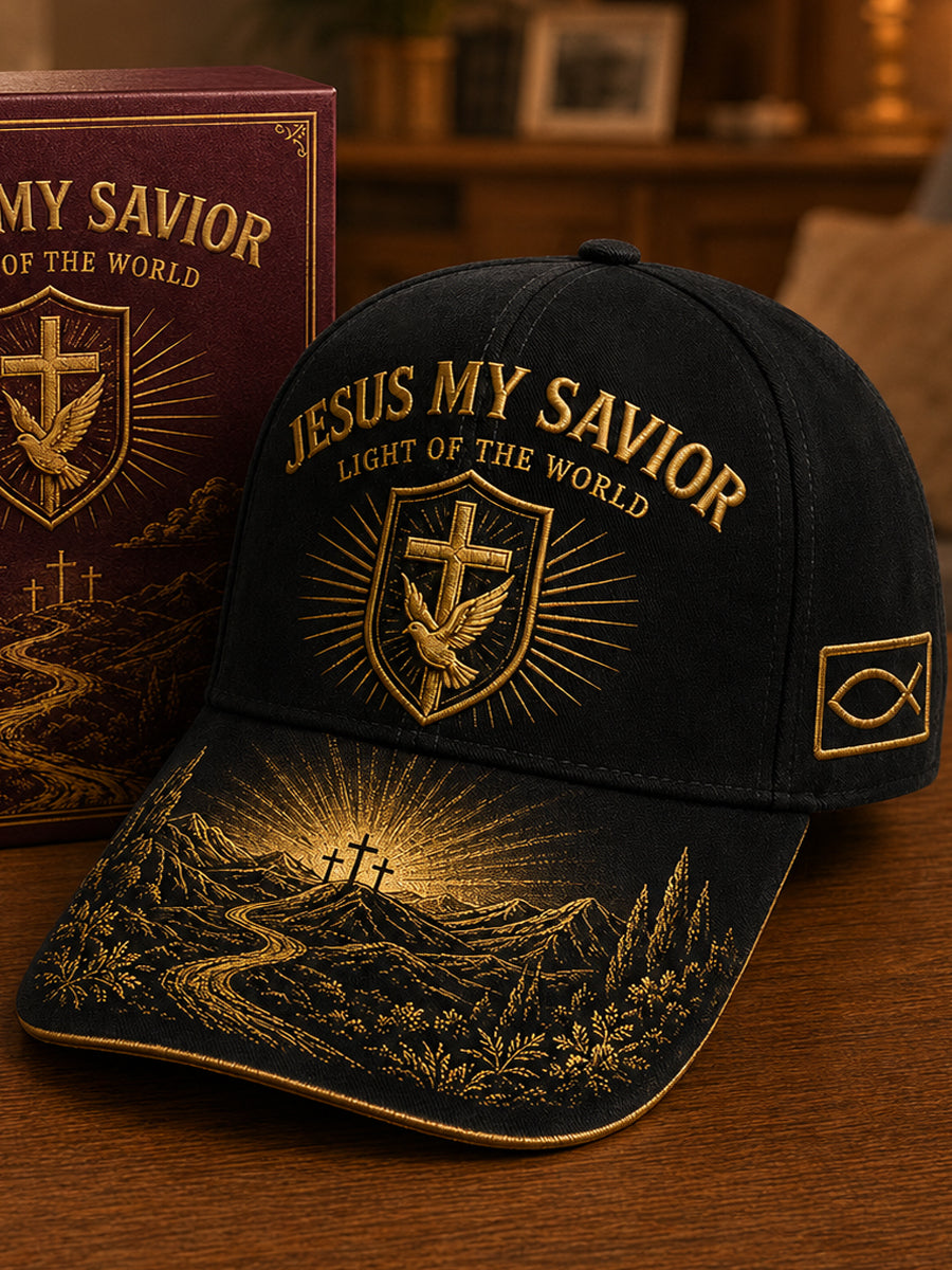 Unisex Christian Jesus Is My Savior Cross Print Hat