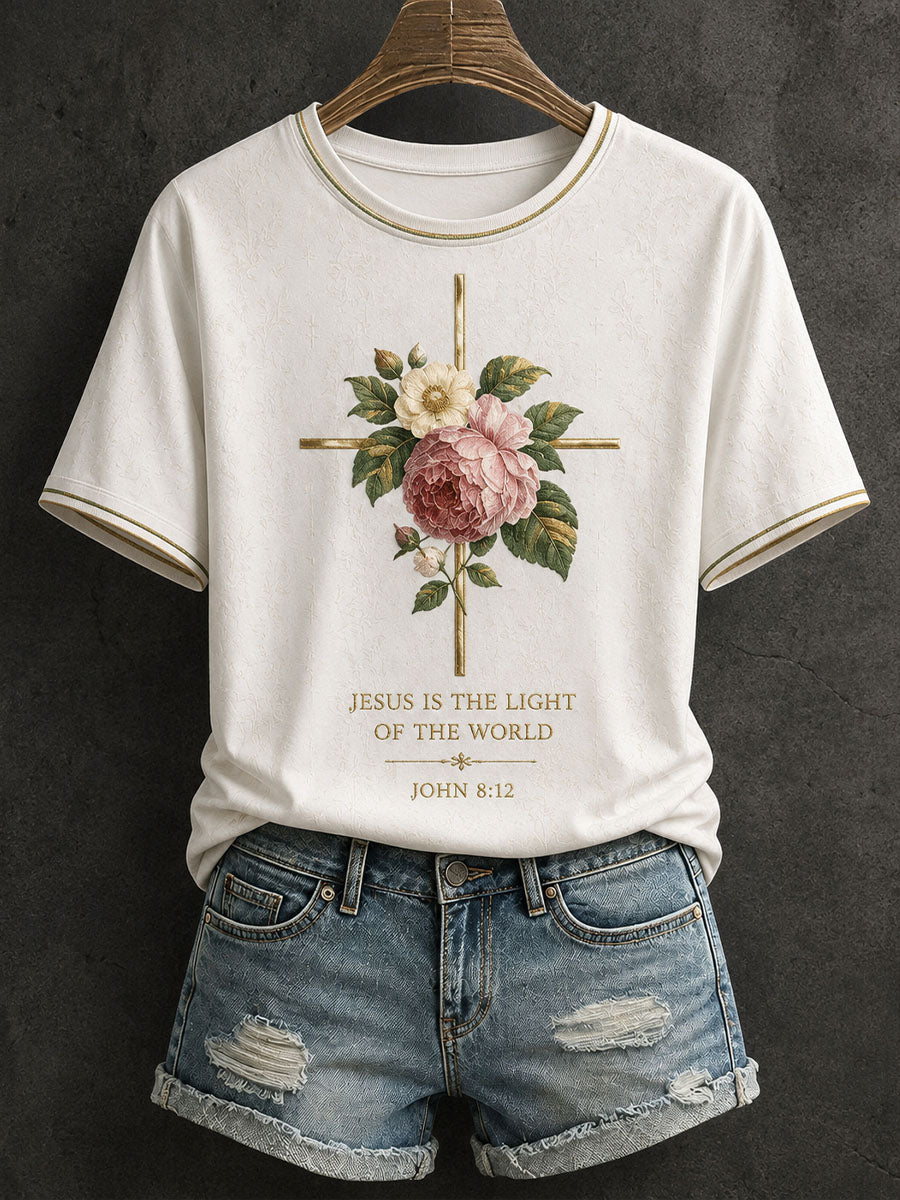 Women's Jesus Is The Light Of The World T-shirt