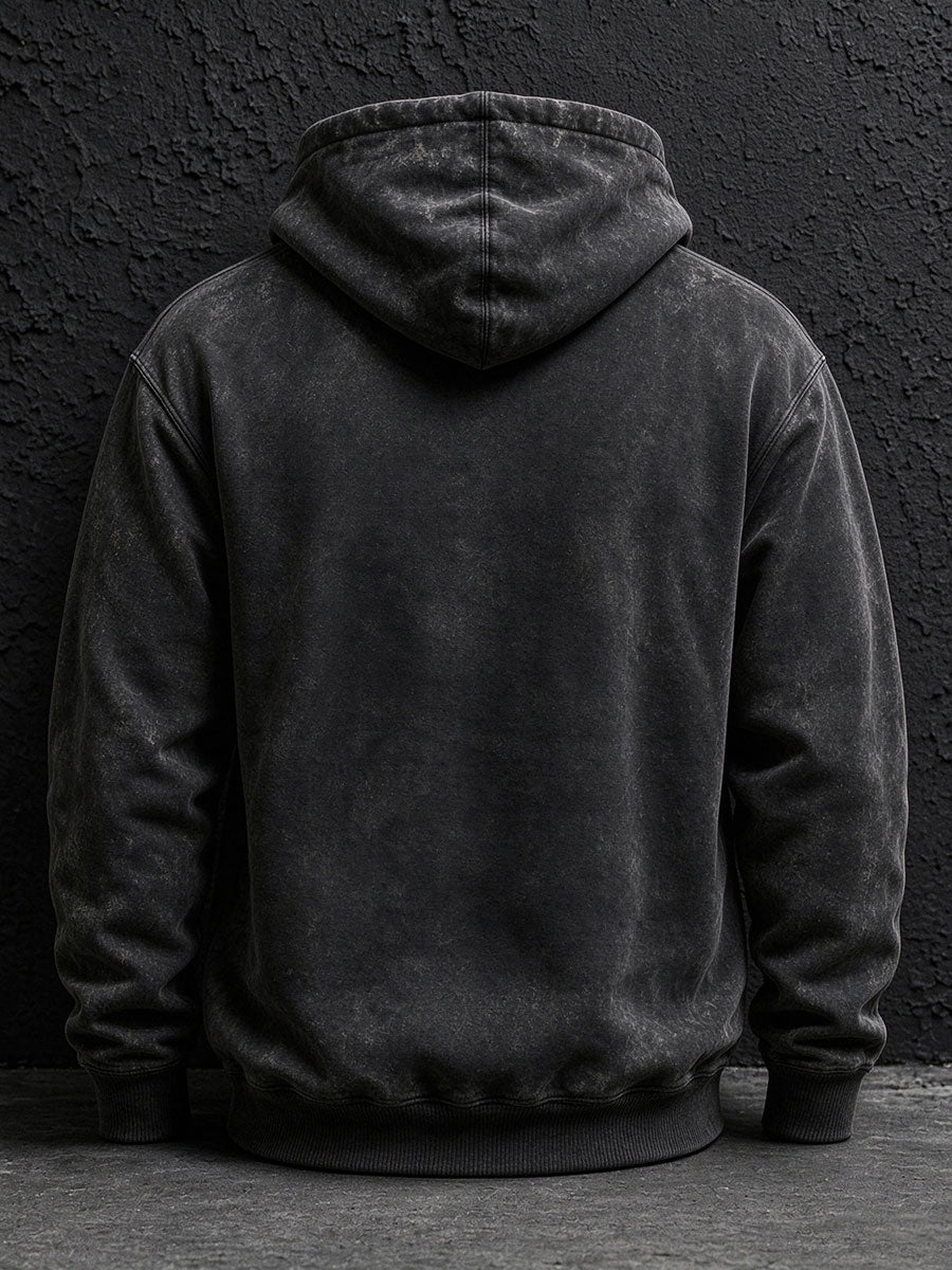 Men's Lest We Forget Printed Hoodie With Pockets