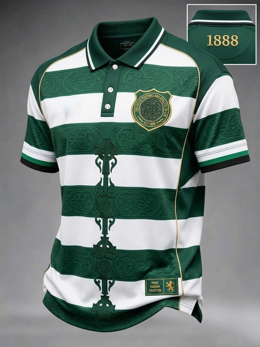 Men's Scottish Celtic FC Print polo shirt