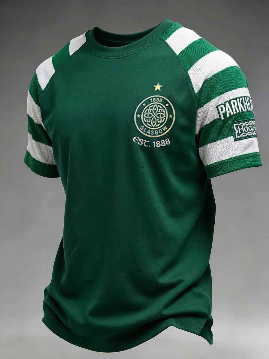 Men's Scottish Celtic FC Print short sleeves t-shirt