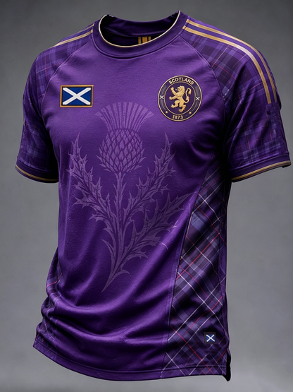 Men's UK Football Lover Scotland Printed short sleeve t-shirt