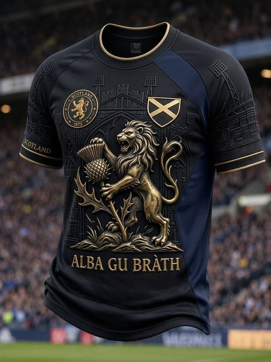 Men's Scotland Footabll Short Sleeve T-Shirt