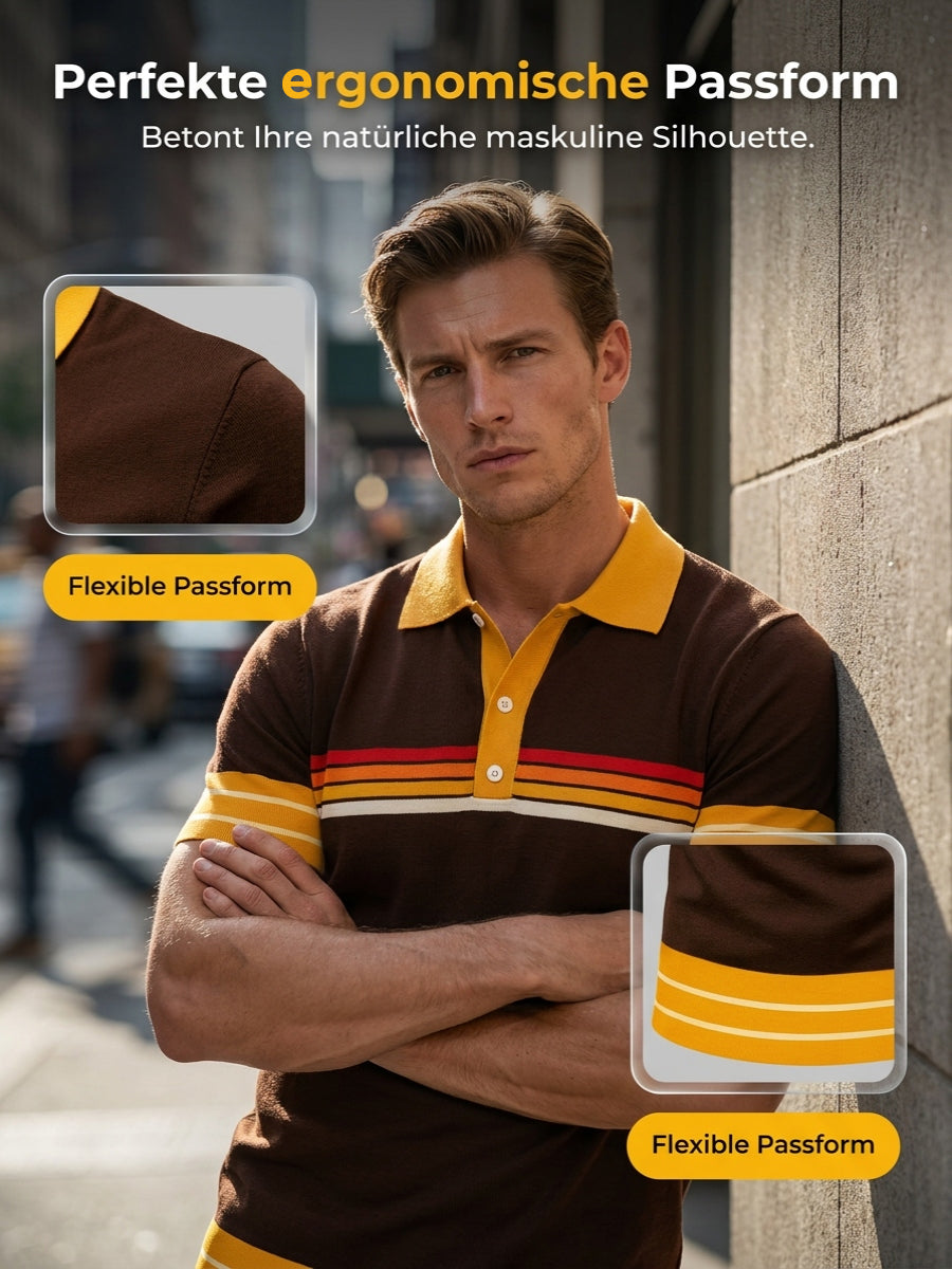 Men's Retro polo shirt