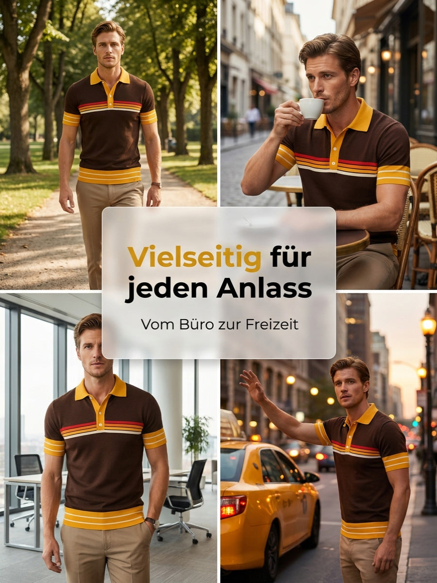 Men's Retro polo shirt