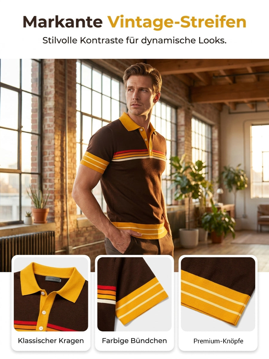 Men's Retro polo shirt