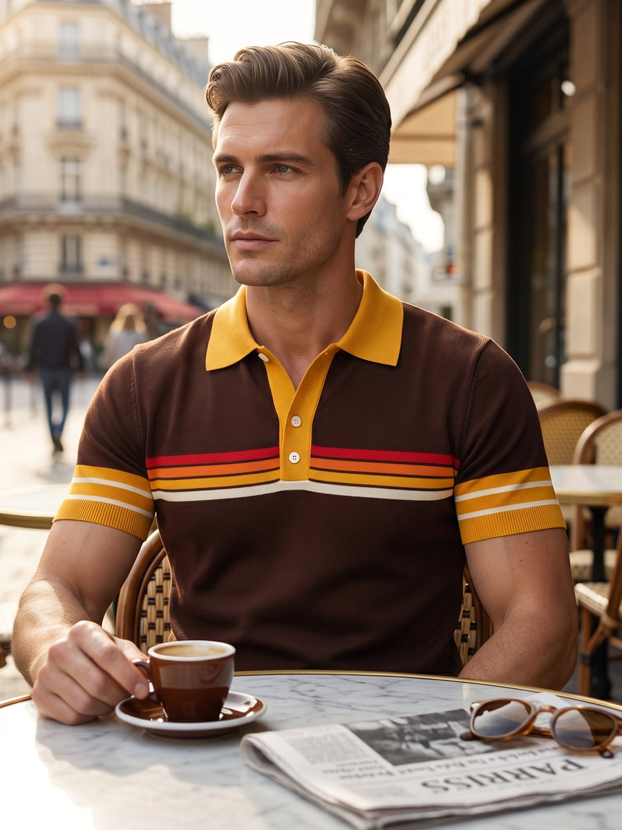 Men's Retro polo shirt
