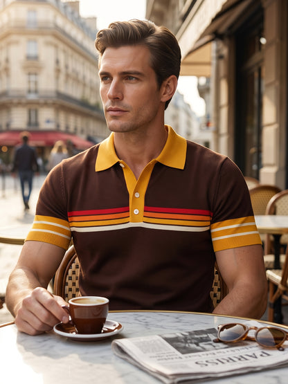 Men's Retro polo shirt