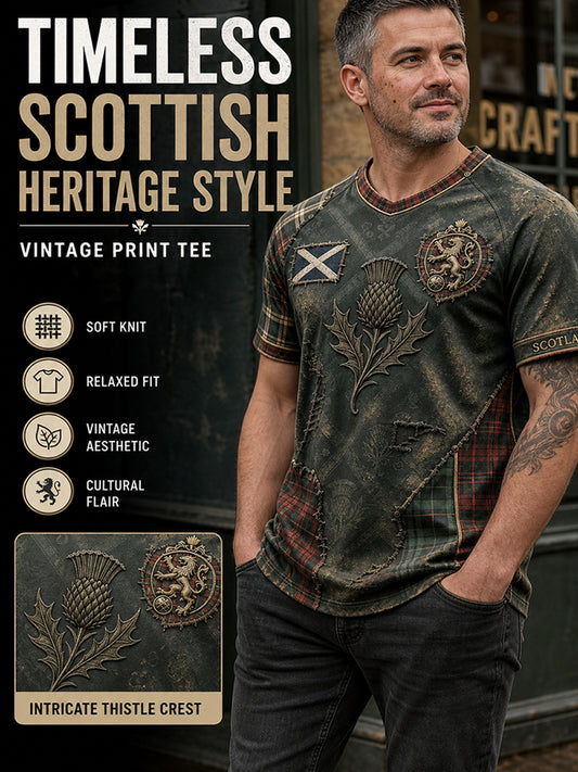 Men's Scottish Football Short Sleeve Shirt