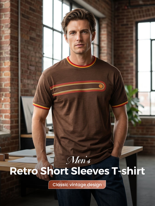 Men's Retro Short Sleeves T-shirt