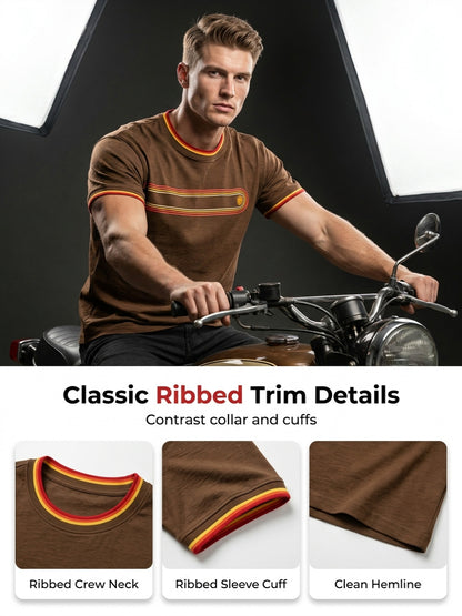 Men's Retro Short Sleeves T-shirt