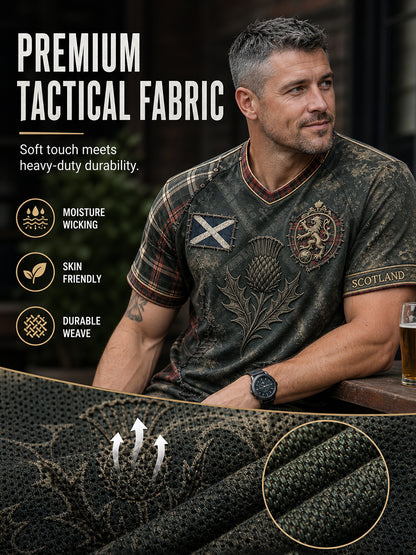 Men's Scottish Football Short Sleeve Shirt