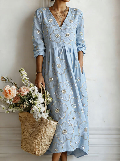 Women's Floral Art Print Dress
