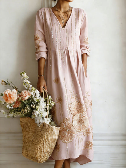 Women's Floral Art Print Dress