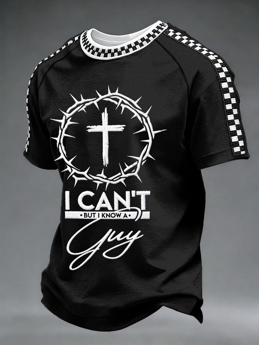 Men's 'I can't but I know a guy' Raglan Sleeve T-Shirts