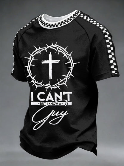 Men's 'I can't but I know a guy' Raglan Sleeve T-Shirts
