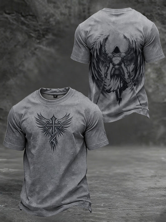 Men's Faith Print Casual T-shirt