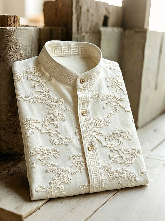 Men's Vacation Pine Short-Sleeve Shirts