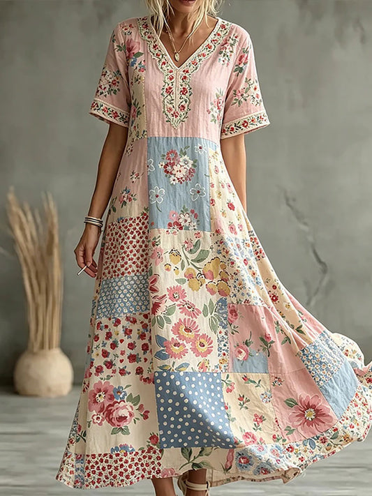 Women's Floral Print Casual Dress