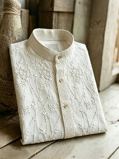 Men's Vacation Plant Floral Short Sleeve Shirts
