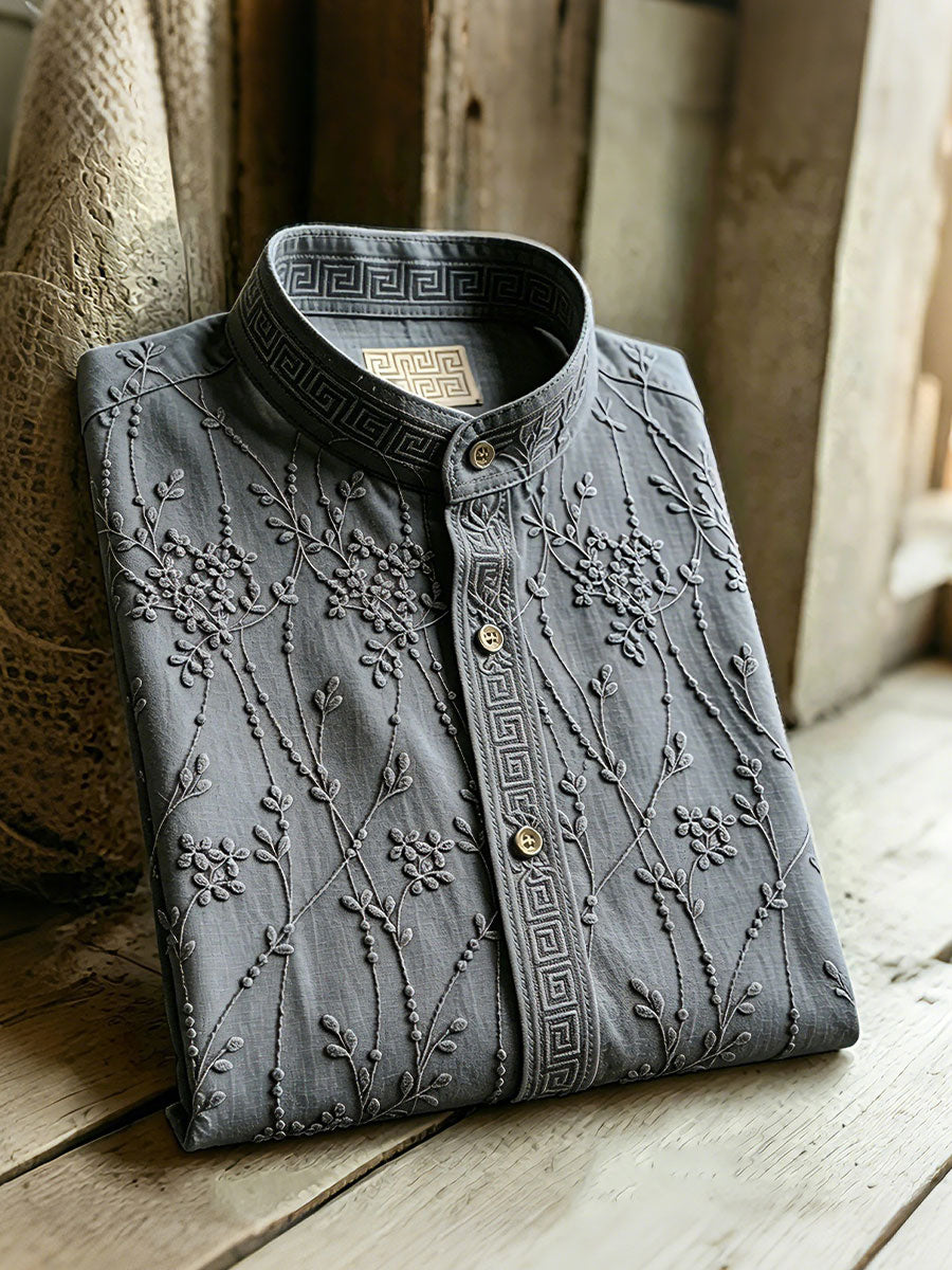 Men's Vacation Plant Floral Short Sleeve Shirts