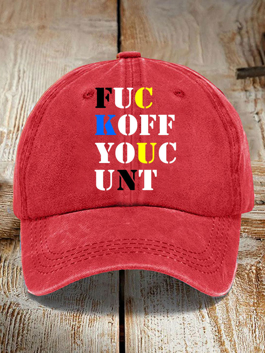 Unisex UK Music Lover Print Hat